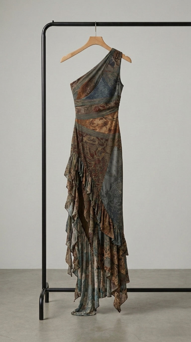 SIMETRÍA - Vestido asimétrico